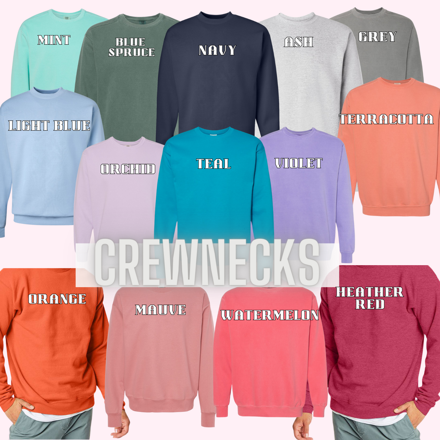 CUSTOM GLITTER MASCOT SWEATSHIRT || OR TEE
