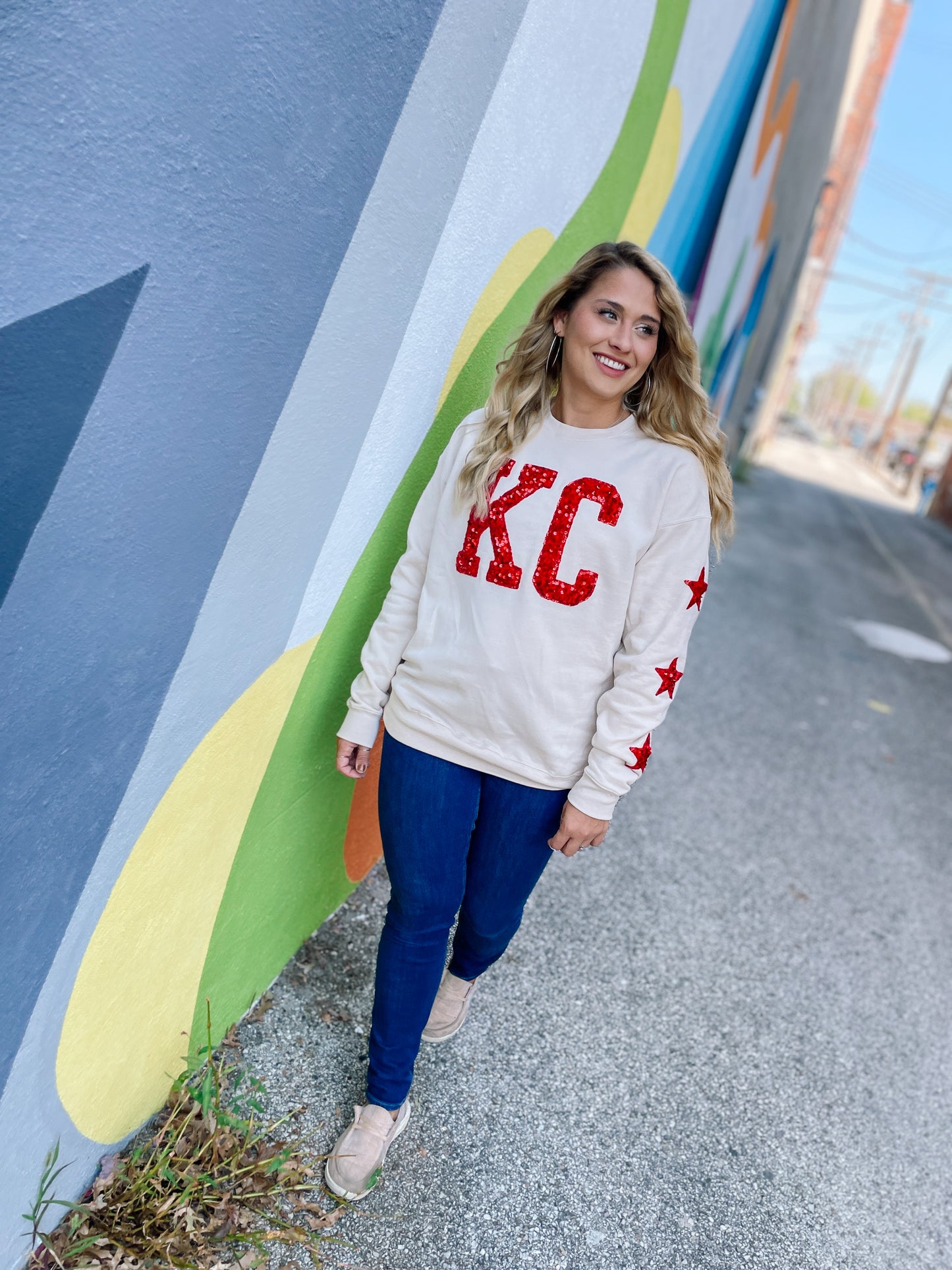 KC SEQUIN CREWNECK PRE-ORDER