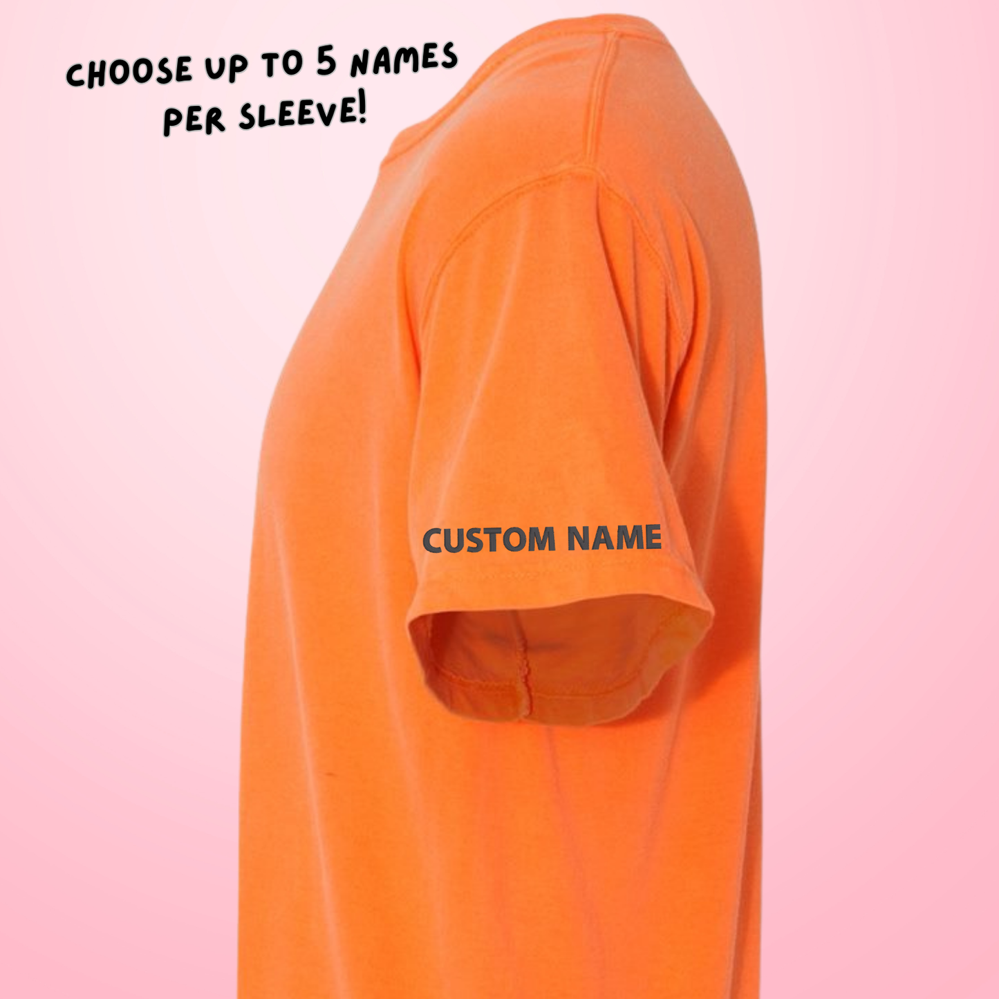 CUSTOM SLEEVE NAME ADD-ON