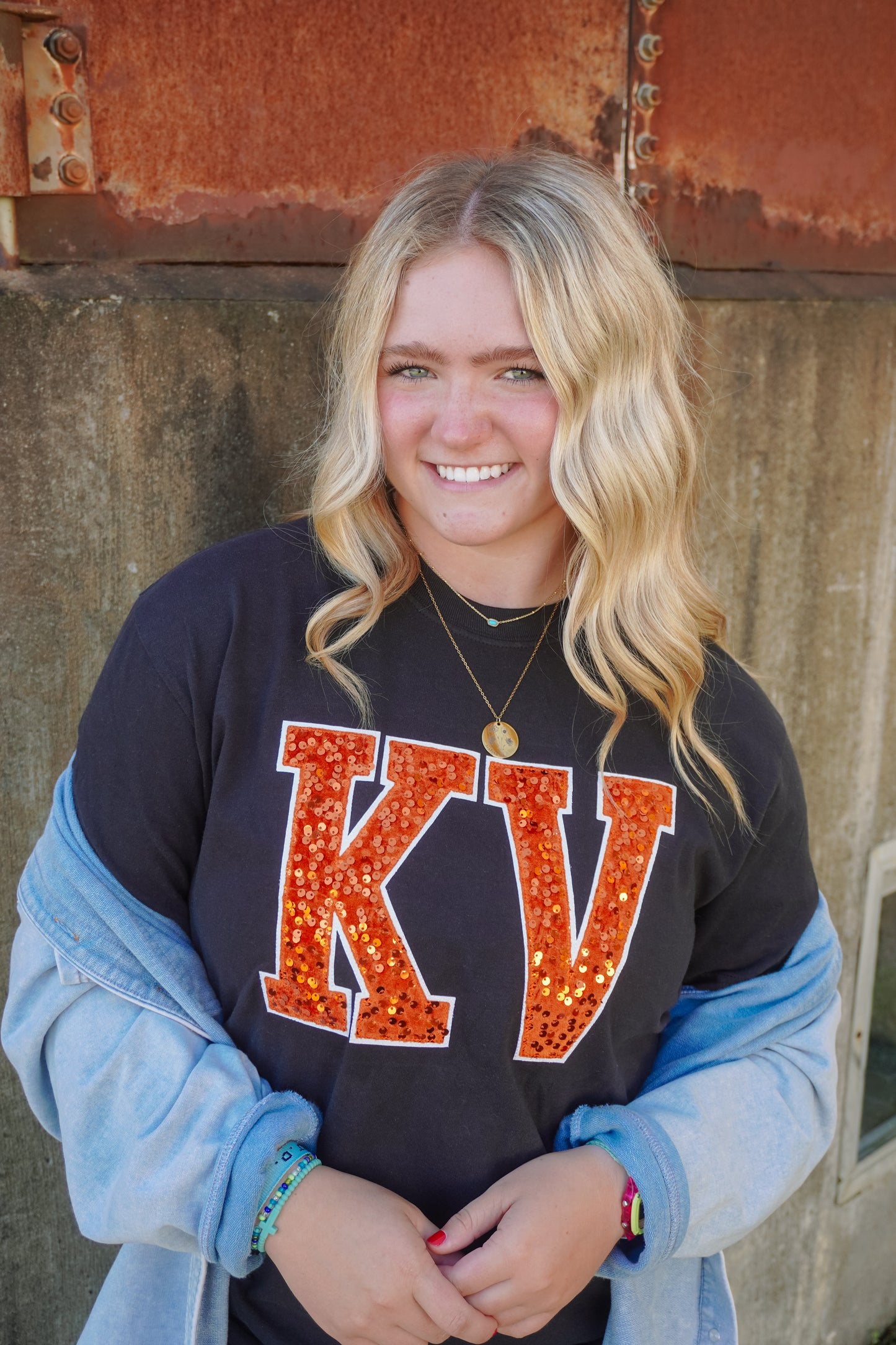 KV SEQUINS TEE