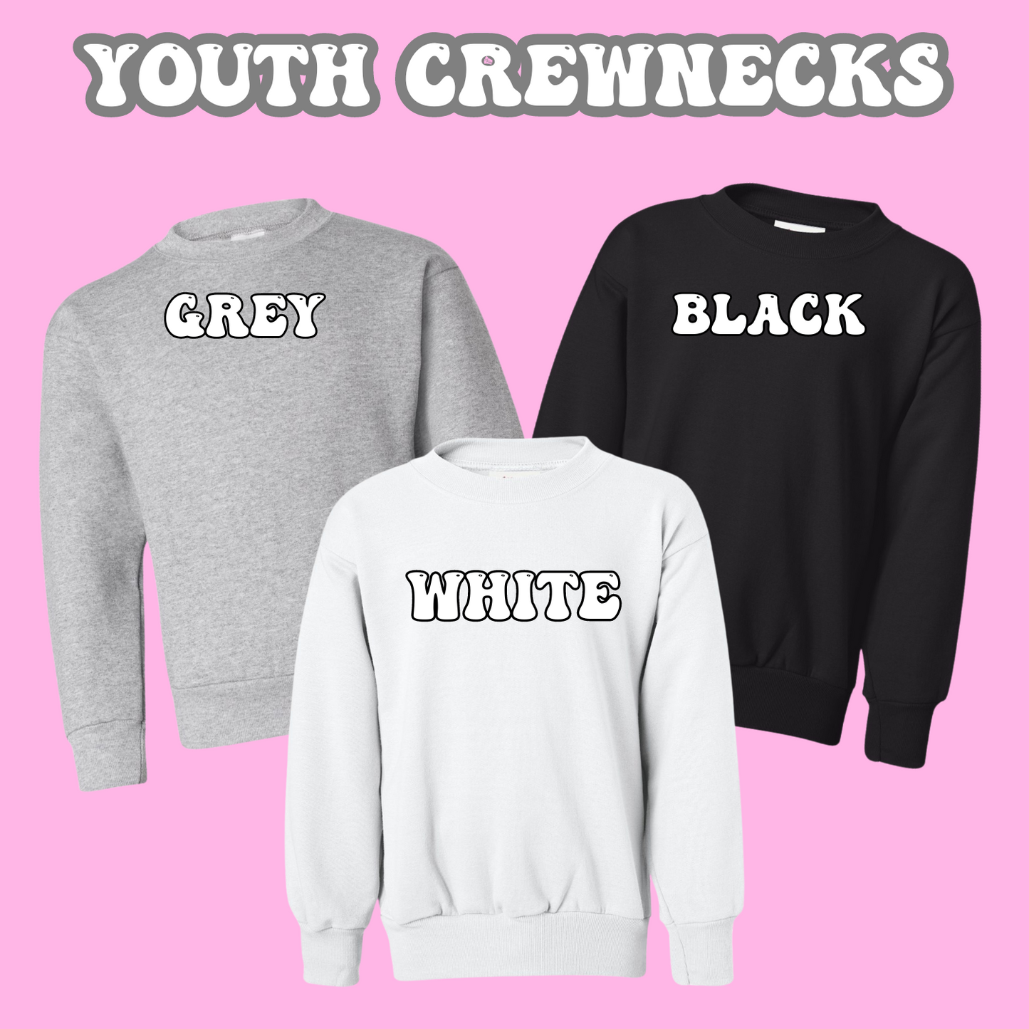 CUSTOM GLITTER MASCOT SWEATSHIRT || OR TEE