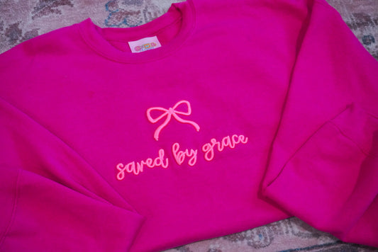 SAVED BY GRACE CREWNECK