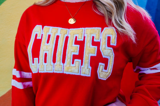 (PRE-ORDER) CHIEFS LIGHTWEIGHT EMBROIDERED CREW