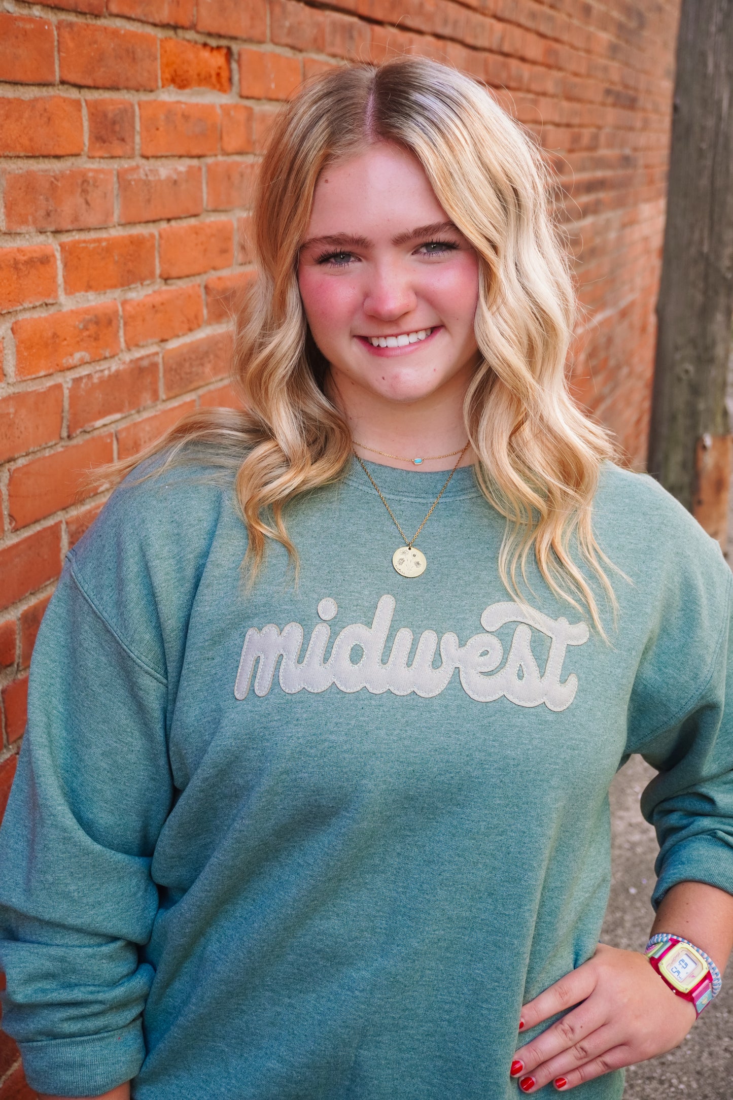 MIDWEST EMBROIDERED SWEATSHIRT
