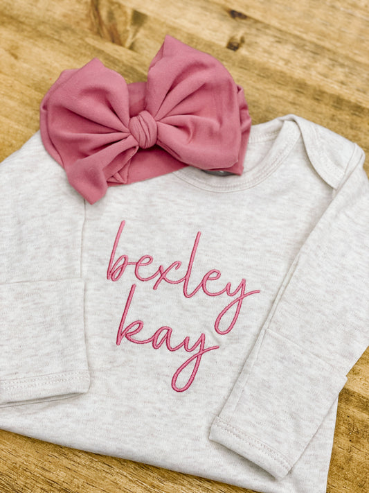 CUSTOM BABY ONESIE ROMPER